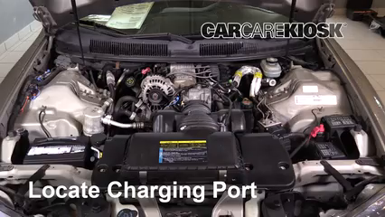 2002 Chevrolet Camaro 3.8L V6 Convertible Air Conditioner Recharge Freon
